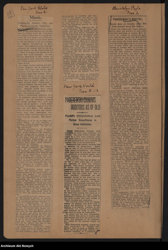 image.from.unit.number "Wycinki prasowe dotyczące tournée i koncertów w Stanach Zjednoczonych"