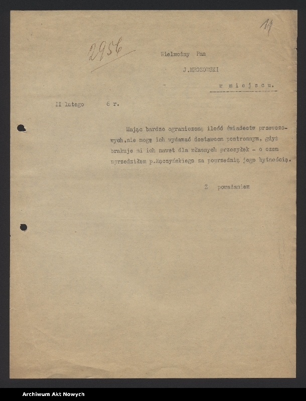 image.from.unit.number "Korespondencja ogólna M."