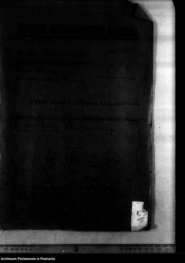 Obraz 4 z jednostki "Sprawa zatwierdzenia projektu planu gospodarstwa leśnego dla lasu majątku Czepów-Dolny powiat turecki"