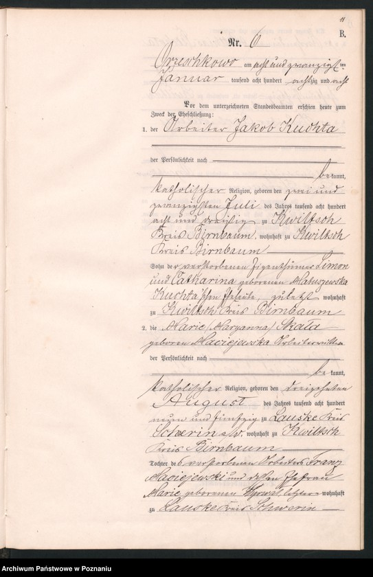 Obraz 14 z jednostki "Księga małżeństw"