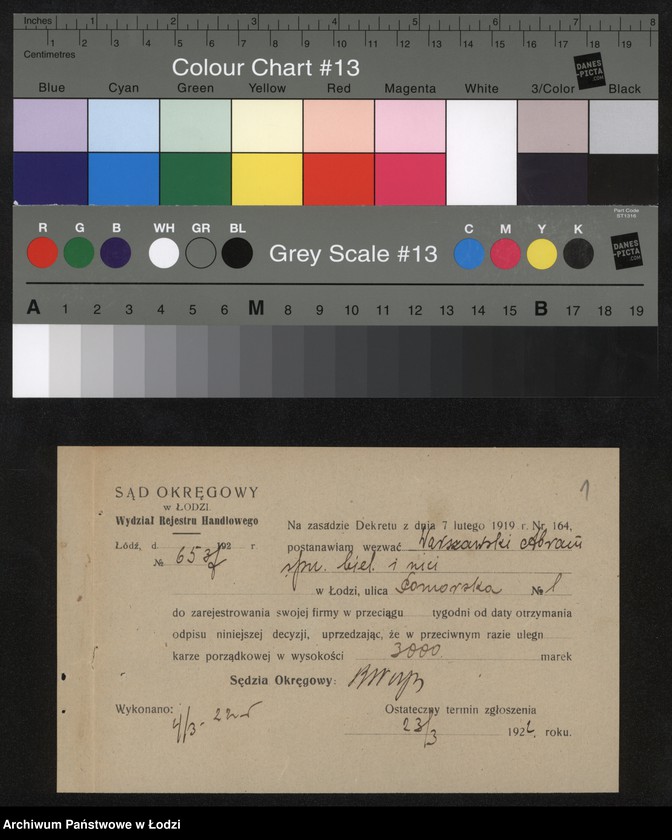 Obraz 3 z jednostki "Abram Warszawski- sprzedaz bielizny i nici"