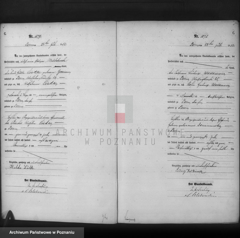 Obraz 4 z jednostki "Księga zgonów t. III"