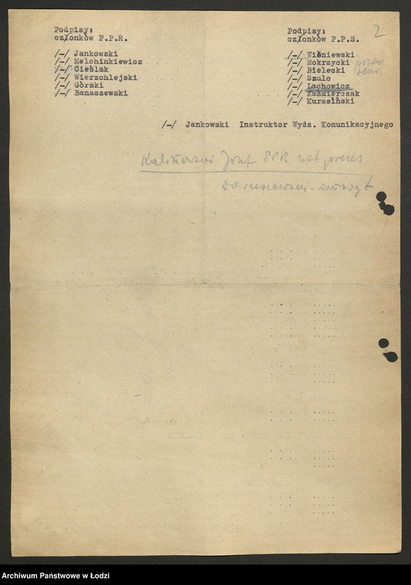 Obraz 3 z jednostki "Korespondencja [z Wydziałem Kolejowym KC]"