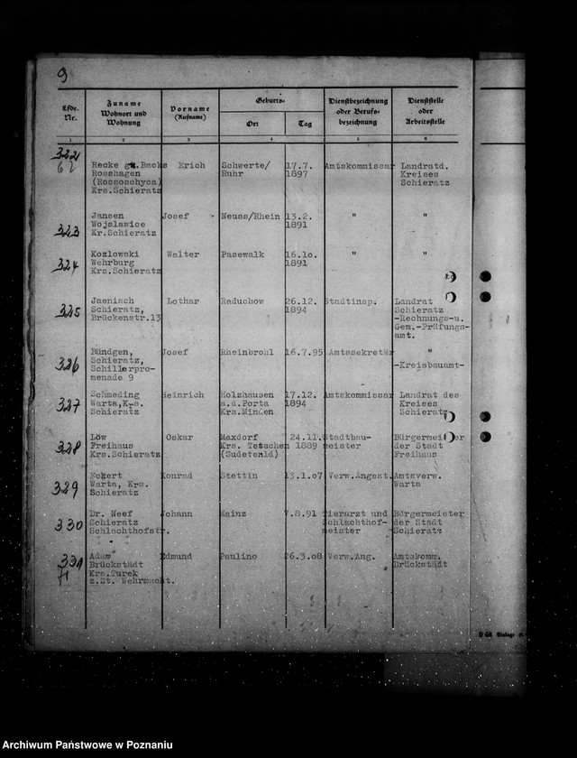 Obraz 15 z jednostki "Podania o odznaczenia dla urzędników z terenu działalności rejencji łódzkiej"