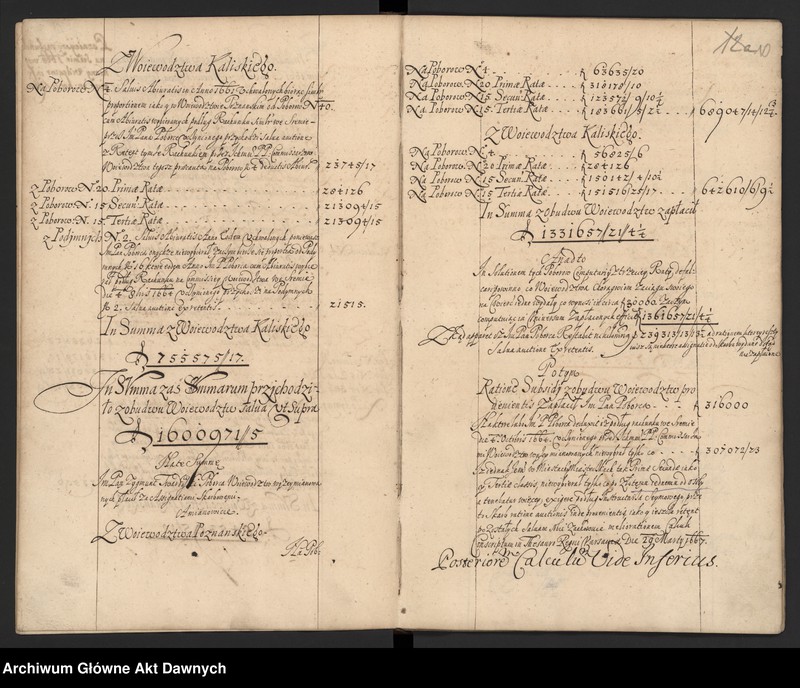 image.from.unit.number "Rozliczenie skarbowe z lat 1661-1676."