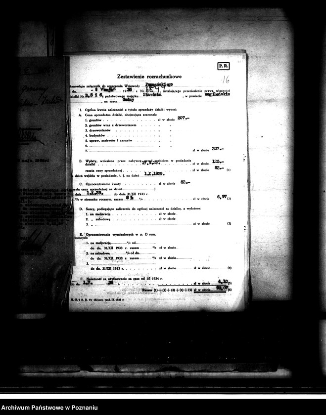 Obraz 20 z jednostki "Stawiska B 5 i 6 powiatu mogileńskiego /osada parcelacyjna/"