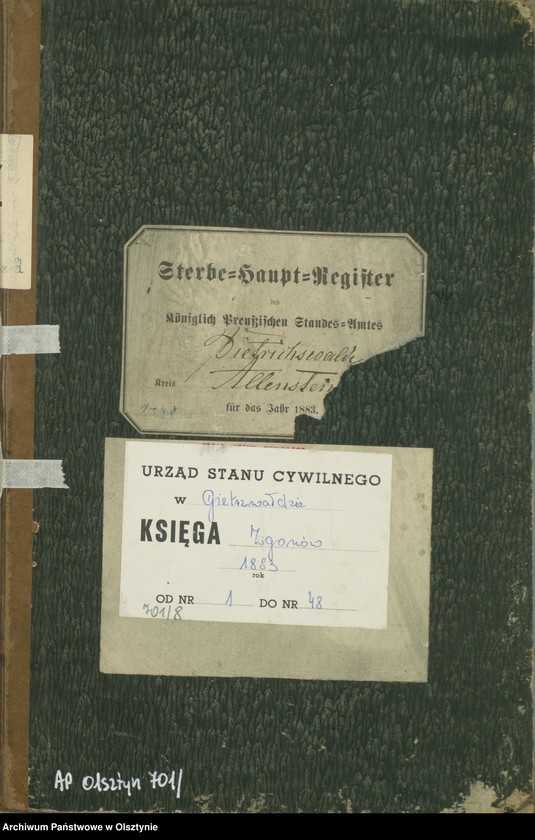 image.from.unit.number "Sterbe-Haupt-Register Nr 1 - 48"