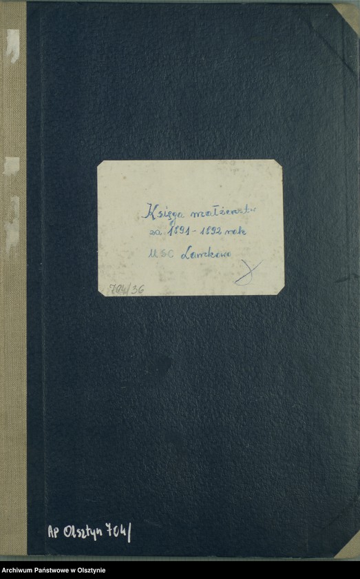 image.from.unit.number "Heiraths-Haupt-Register Nr 1 - 22 i 1 - 20"
