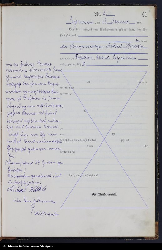 image.from.unit.number "Sterbe-Haupt-Register Nr 1 - 45"