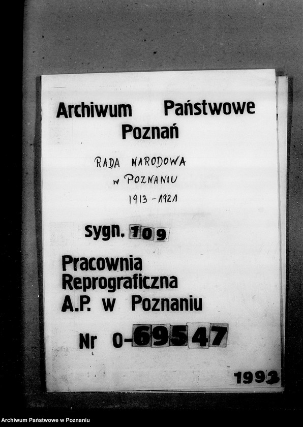 image.from.unit.number "Spis [wykaz] książek w bibliotece Rady Narodowej w Poznaniu."