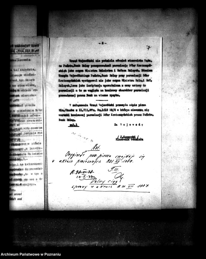 Obraz 11 z jednostki "Jan Swędrowski c/a P.B.R. o odprawę z art. 44 z dóbr krotoszyńskich"