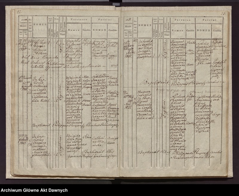 image.from.unit.number "Parafia Stanisławów, ormiańska archidiecezja lwowska; Galicja, zabór austriacki. Księga metrykalna urodzeń."