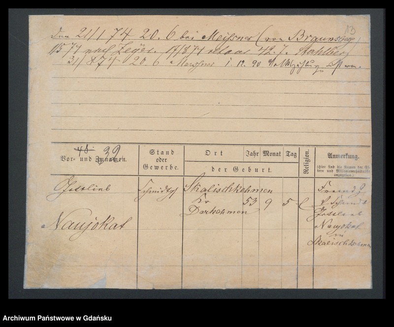 image.from.unit.number "Karty meldunkowe: Naujokat - Nebel"