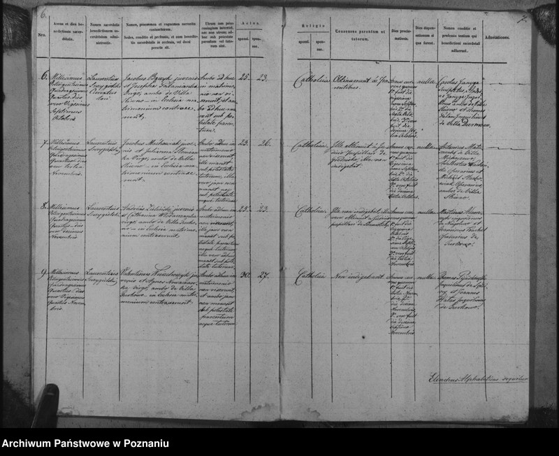 Obraz 6 z jednostki "Duplicat baptisatorum, copulatorum, mortuorum"