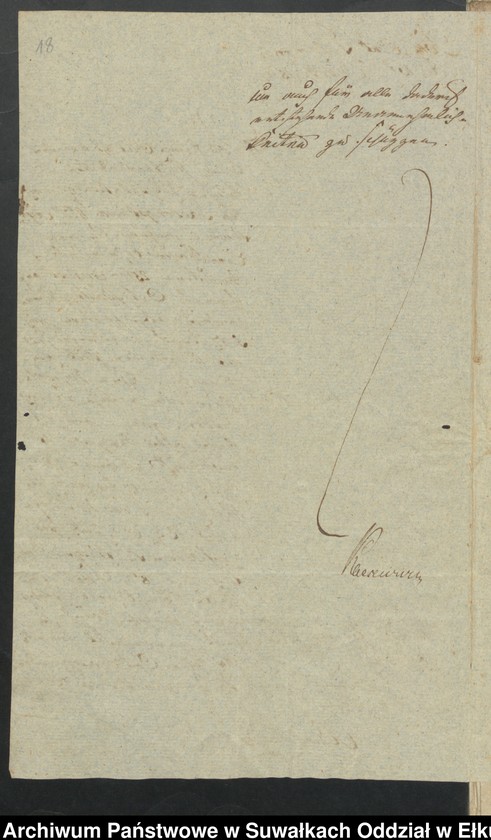 image.from.unit.number "Tabellarichen Nachrichten über den Zustand des Kirchspiels Schwentainen Dom. Amt Polomen in der Lyckschen Inspection"