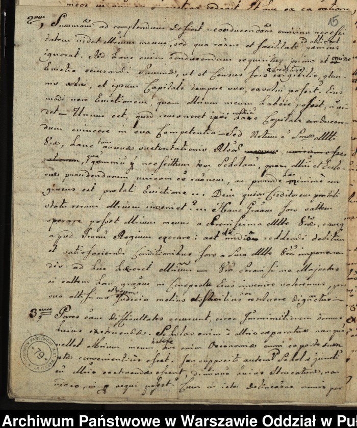 image.from.unit.number "Kopie i bruliony pism do władz pruskich w sprawie budowy nowego klasztoru w Pułtusku"