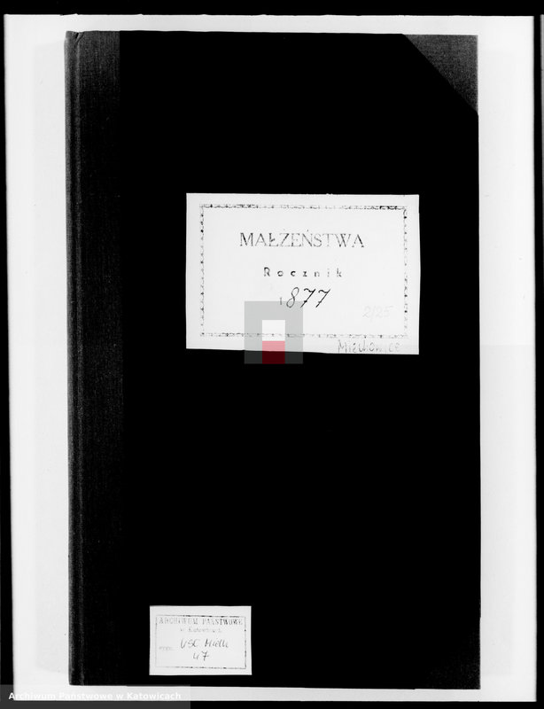 image.from.unit.number "Księga małżeństw za rok 1877 [nr 1 - 56]"