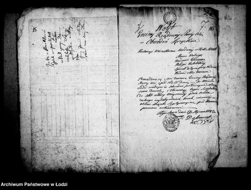 Obraz 17 z jednostki "Akta zawierające świadectwa przesiedleń"