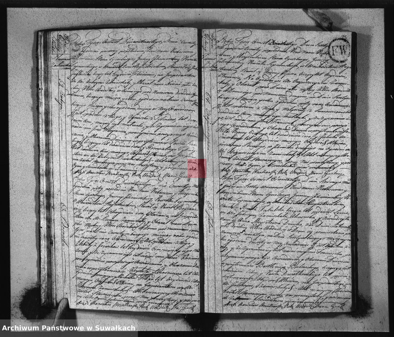 Obraz 19 z jednostki "Akta Urzędnika Stanu Cywilnego Urodzonych w Gminie Jeleniewskiey, od Dnia 1-go Miesiąca Stycznia 1819 do ostatniego Grudnia tegoż Roku."