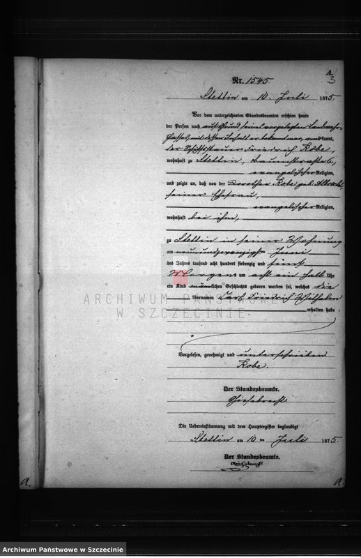 Obraz 11 z jednostki "Geburts-Register (Neben-Register) Band IV"