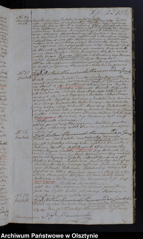 image.from.unit.number "Parafija Grzebska Duplikat Akta Urodzenia, Zeyścia, Zaślubień z Roku 1837-go"