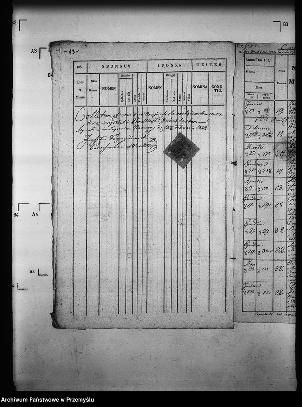 Obraz 17 z jednostki "[Kopie ksiąg metrykalnych parafii Brunary Wyżne z filiami Brunary Niżne, Czarna, Jaszkowa (dekanat Grybów)]"