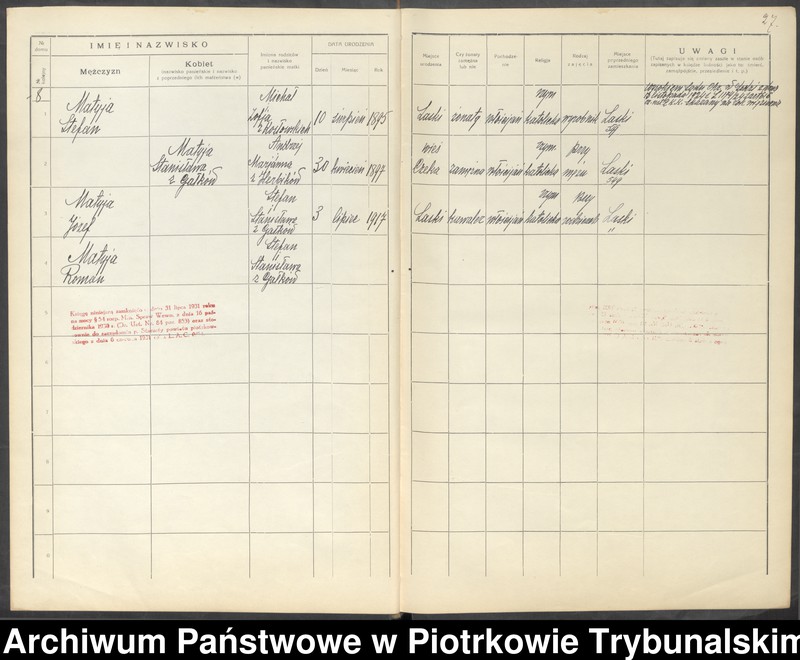 Obraz 16 z jednostki "[Księga ludności stałej wsi: Laski, Świerczyńsko]"