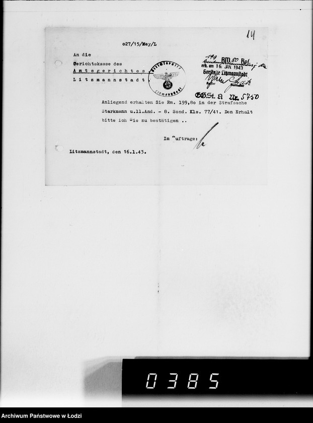 Obraz 19 z jednostki "Einnahme Anweisungen"