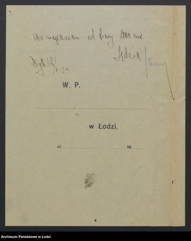 Obraz 5 z jednostki "Gustaw Koszade – kupno i sprzedaż przędzy i odpadków"