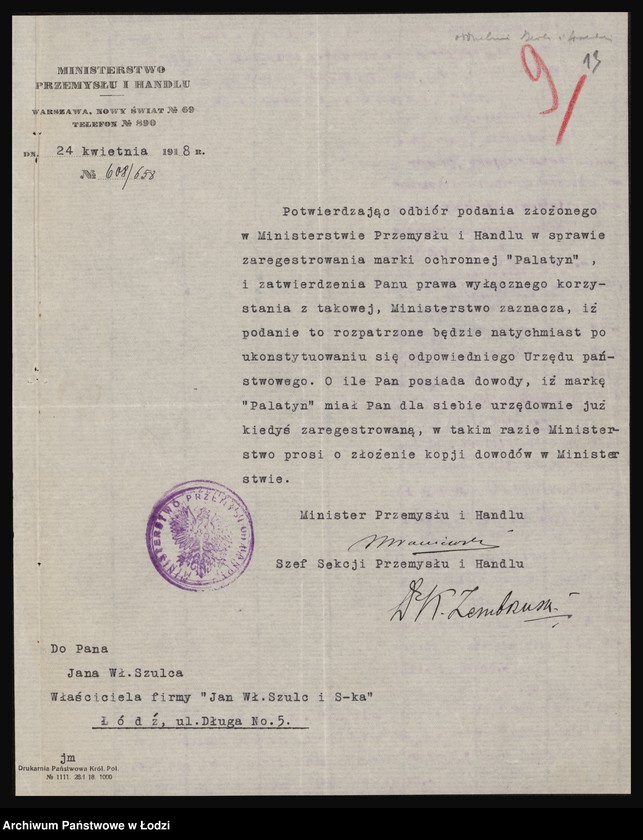 Obraz 15 z jednostki "Jan Władysław Szulc i S-ka- fabrykacja barwników"