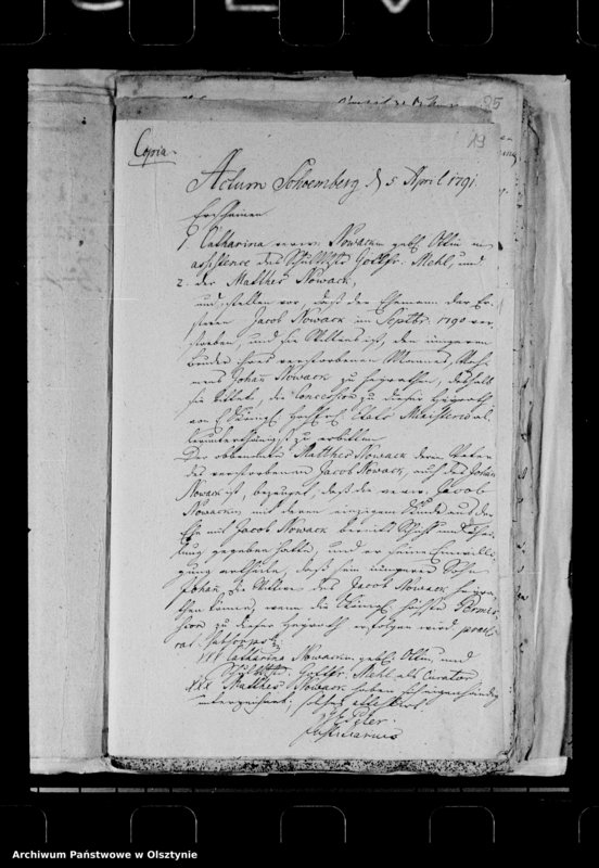 image.from.unit.number "Schönbergsche Patrimonial Gerichts-Protokolle in Ehe- und Alimentations-Sachen"