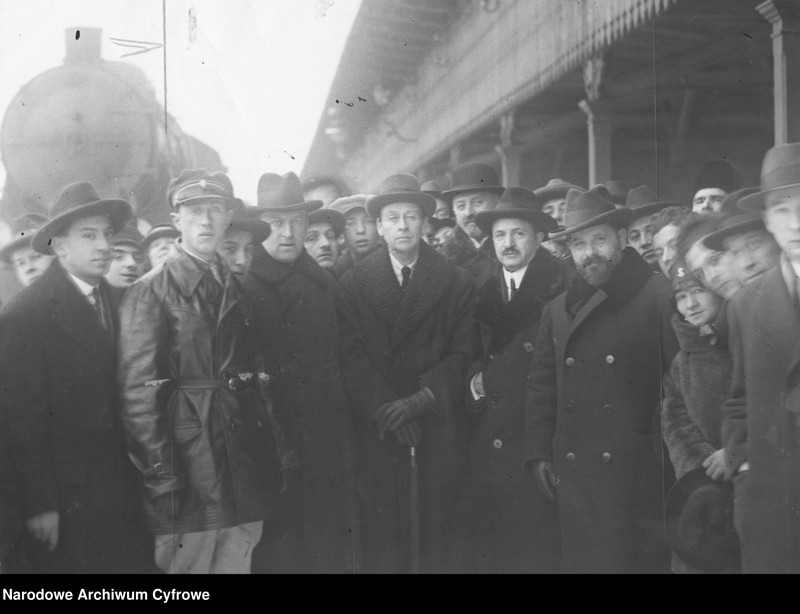 Obraz 1 z jednostki "Wizyta działacza syjonistycznego z Anglii w Polsce"