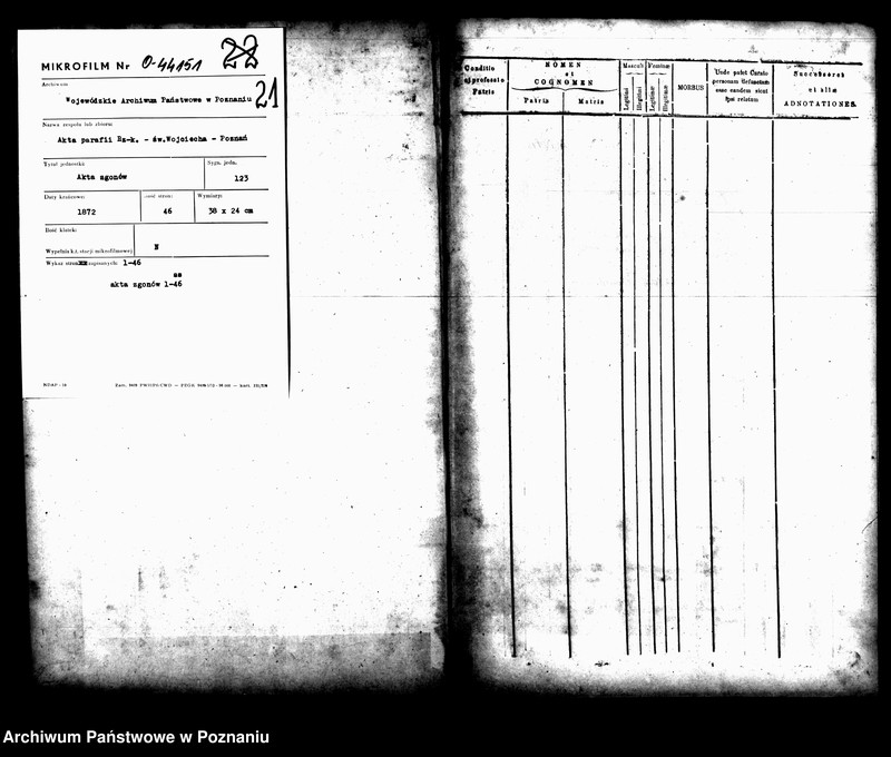 Obraz 2 z jednostki "Księga zgonów"