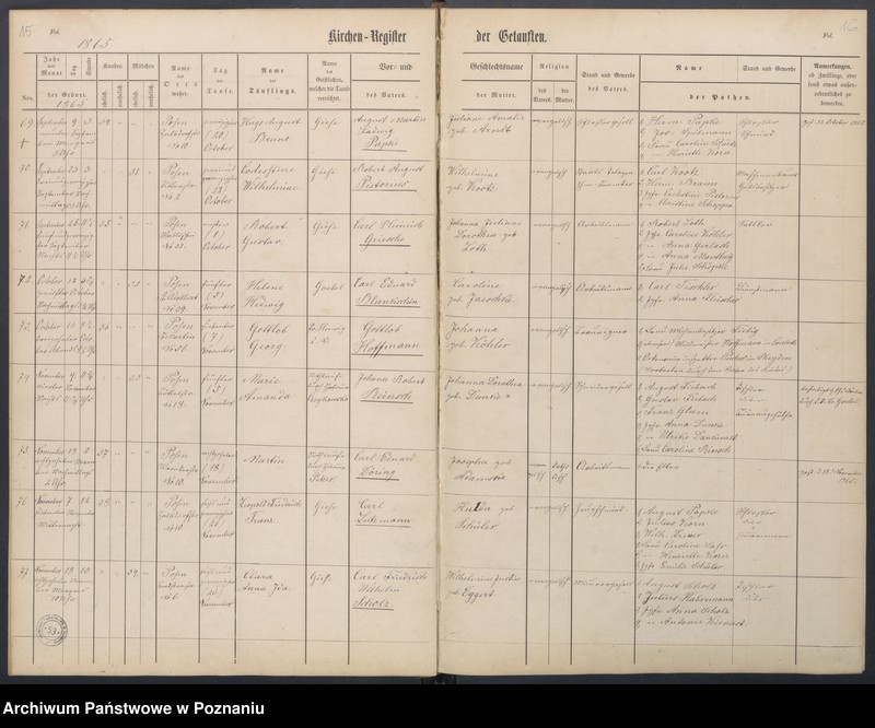 Obraz 11 z jednostki "[Akta urodzeń i chrztów, ślubów, zgonów]"