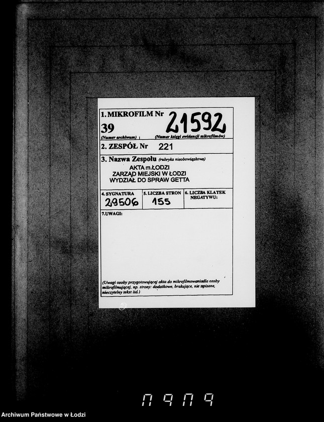 Obraz 2 z jednostki "J.841-860 [Wnioski Żydów z Getta o zwrot należności za prace lub towar wzięty na kredyt]"