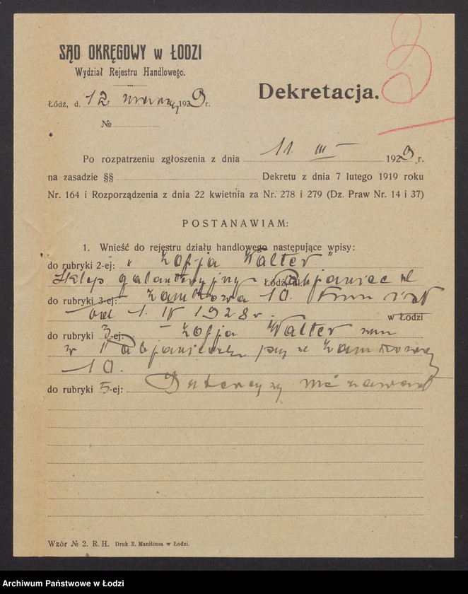 Obraz 5 z jednostki "Zofia Walter- sklep galanteryjny"