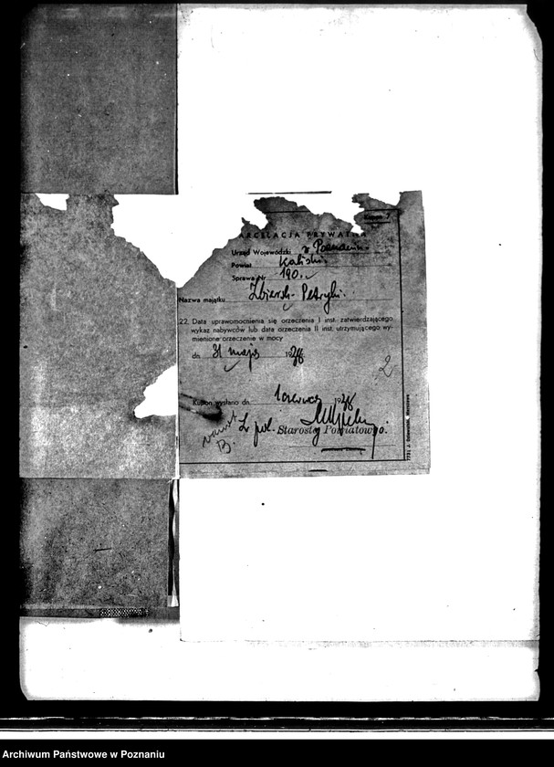 Obraz 6 z jednostki "/Parcelacja prywatna powiat kaliski/"