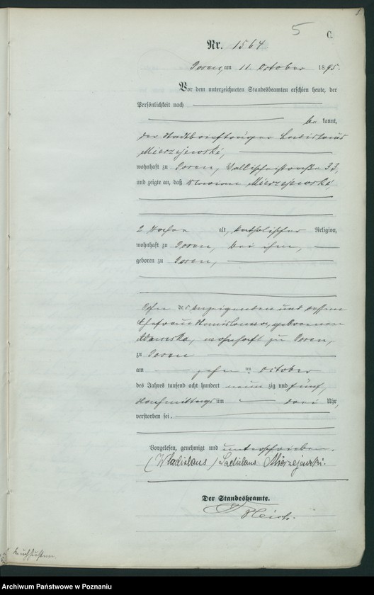 Obraz 8 z jednostki "Księga zgonów t. IV"