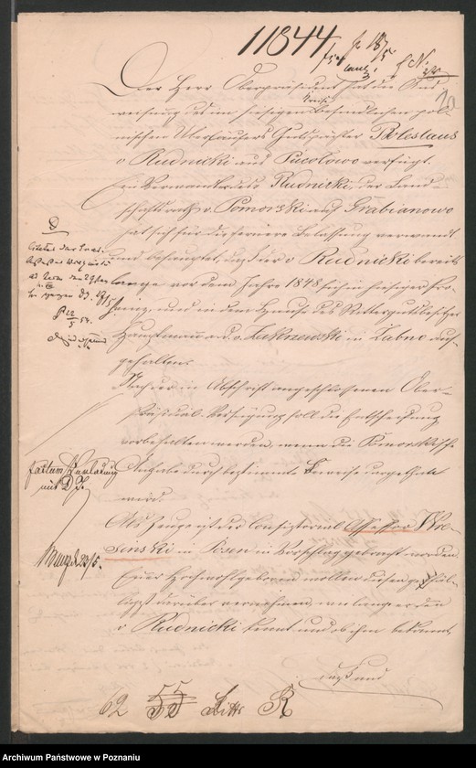 Obraz 5 z jednostki "A. betr. Boleslaus von Rudnicki, Gutspächter"