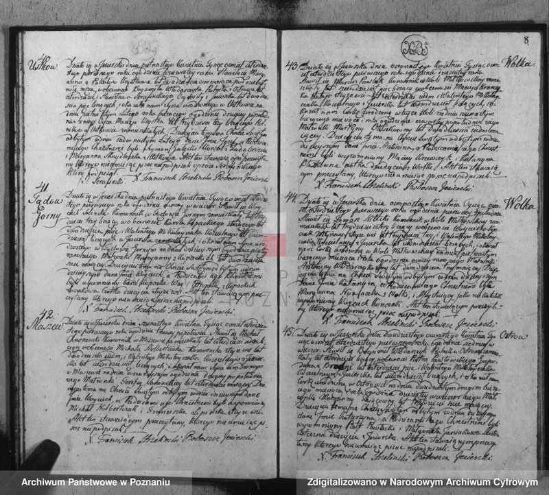 Obraz 10 z jednostki "Akta urodzeń, małżeństw i zgonu"