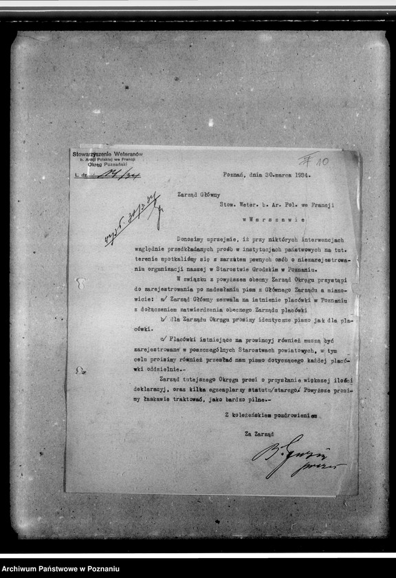 image.from.unit.number "Korespondencja z Zarządem Głównym"