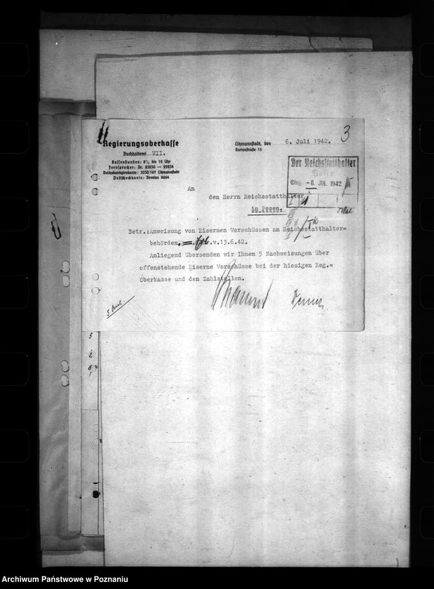 Obraz 7 z jednostki "Handkassenvorschüsse"