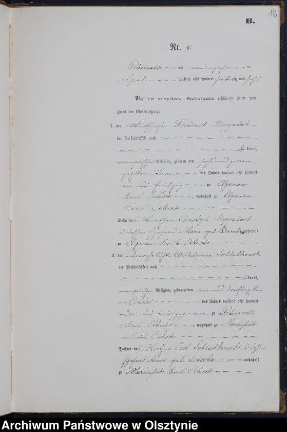 image.from.unit.number "Heiraths-Neben-Register Nr 1 - 20"