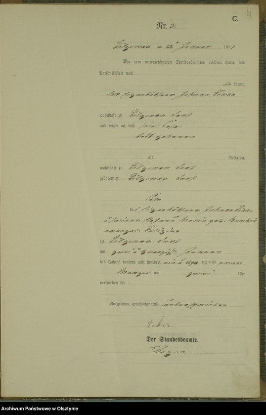 image.from.unit.number "Sterbe-Haupt-Register Nr 1 - 14"