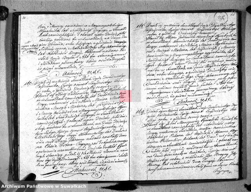 image.from.unit.number "Duplikat Akta Urzędnika Stanu Cwilnego Wyznania Moyżeszowego Okręgu Suwalskiego i Jeleniewskiego Urodzonych z roku 1833"
