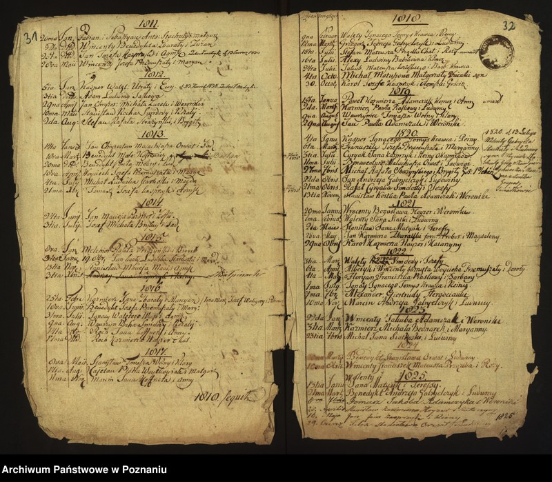 image.from.team "Akta stanu cywilnego Parafii Rzymskokatolickiej Siedlec (pow. wolsztyński)"
