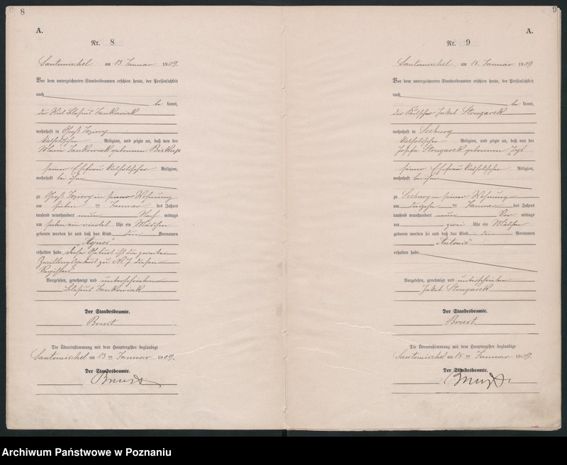 Obraz 7 z jednostki "Geburts-Neben-Register"