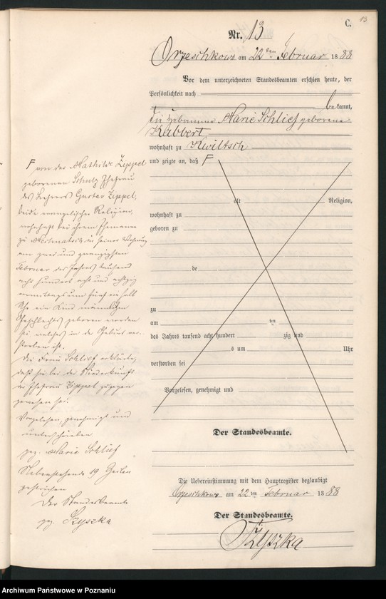 Obraz 16 z jednostki "Księga zgonów"