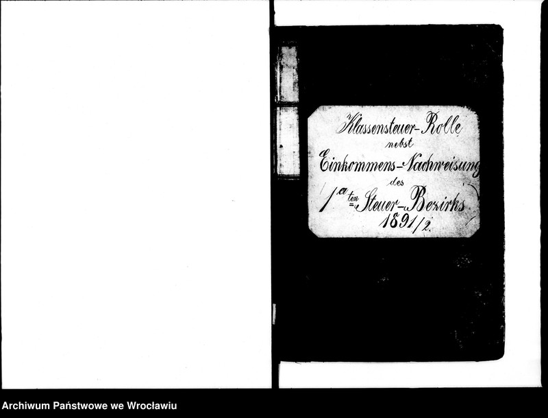 image.from.unit.number "Klassensteuerolle nebst Einkommens Nachweisung"