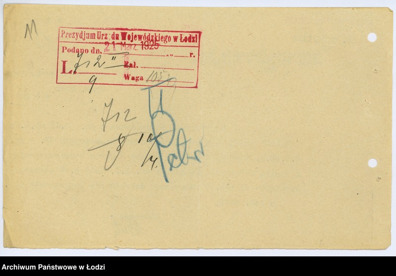 Obraz 14 z jednostki "T-wo Wspierania Niezamożnych uczniów i uczennic wyznania mojżeszowego średnich zakładów naukowych w Tomaszowie Maz."